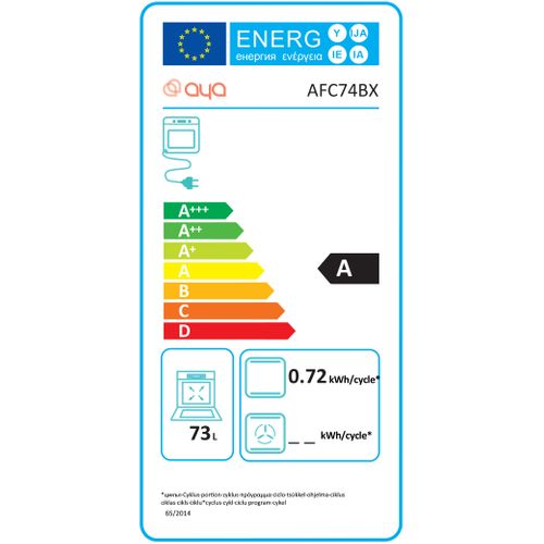 Four encastrable AYA AFC74BX 73 L Inox