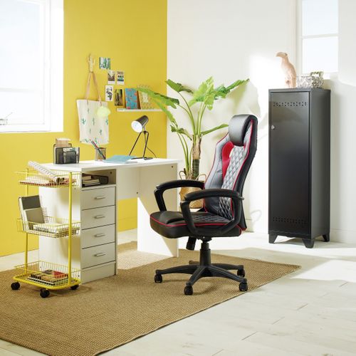 Fauteuil de bureau GTI 2 Noir et rouge