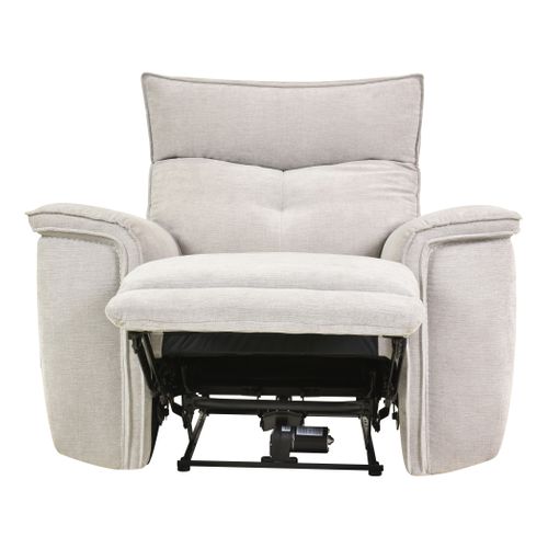 Fauteuil relax 3 moteurs ADAM tissu gris beige