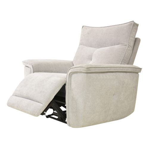 Fauteuil relax 3 moteurs ADAM tissu gris beige