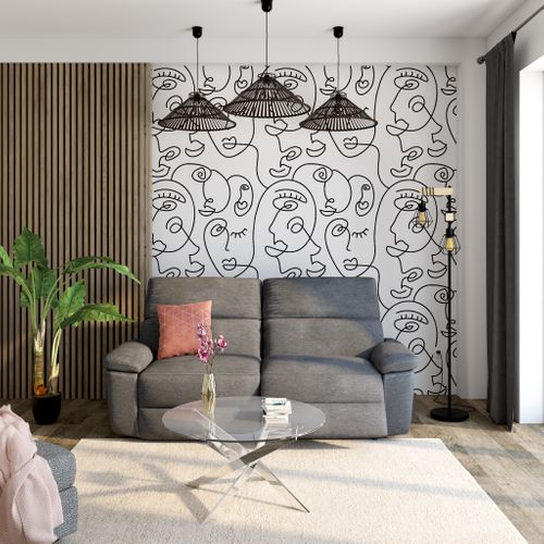 Canapé 3 places 2 relax électriques ORION tissu gris foncé