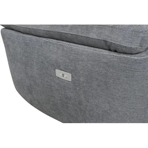 Fauteuil relax électrique ORION tissu gris foncé vue accessoires