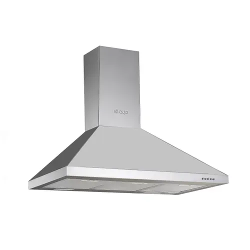 Hotte décorative AYA AHD901XLED 90cm inox vue de face