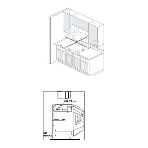 Table vitrocéramique AYA ATV3F/2 3 foyers