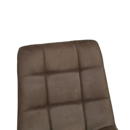 Chaise SAVINA marron foncé vue détaillée