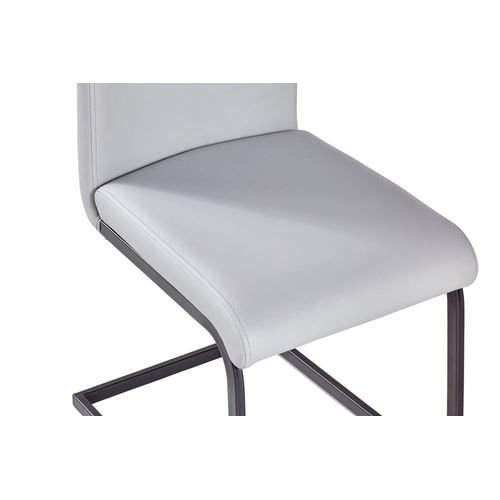 Chaise TALIA gris clair vue accessoires
