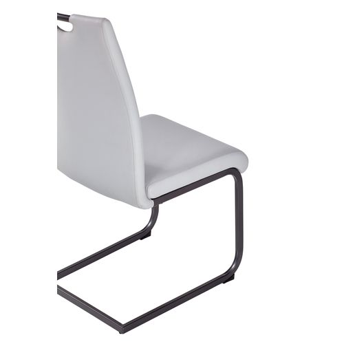 Chaise TALIA gris clair vue détaillée