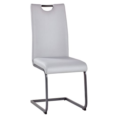 Chaise TALIA gris clair vue 3/4