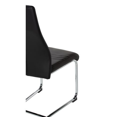 Chaise FLAVIE gris foncé vue accessoires