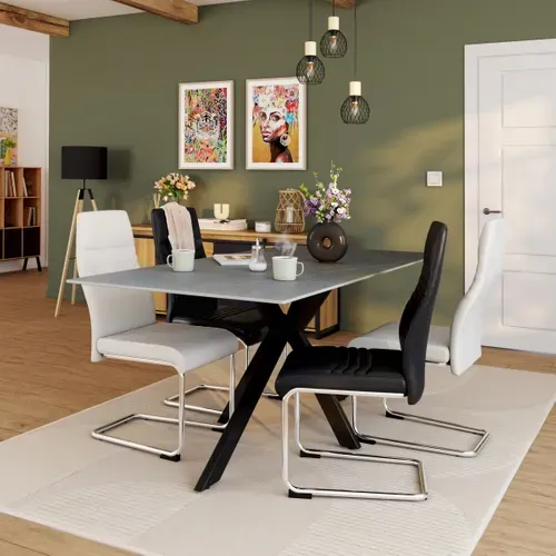 Chaise FLAVIE gris foncé