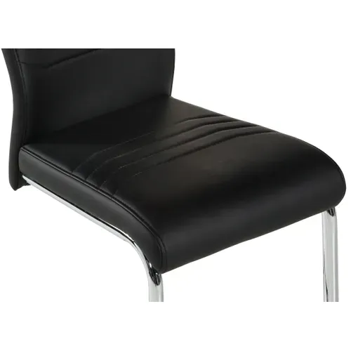 Chaise FLAVIE gris foncé vue détaillée