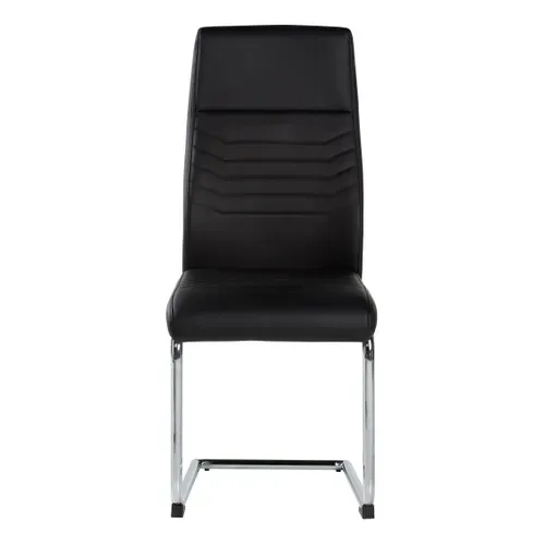 Chaise FLAVIE gris foncé vue de face