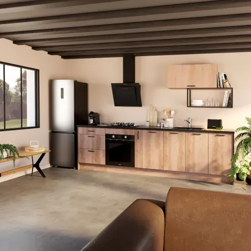 Hotte décorative SIGNATURE SHD60PERI/3 60 cm Noir vue d'ambiance 1