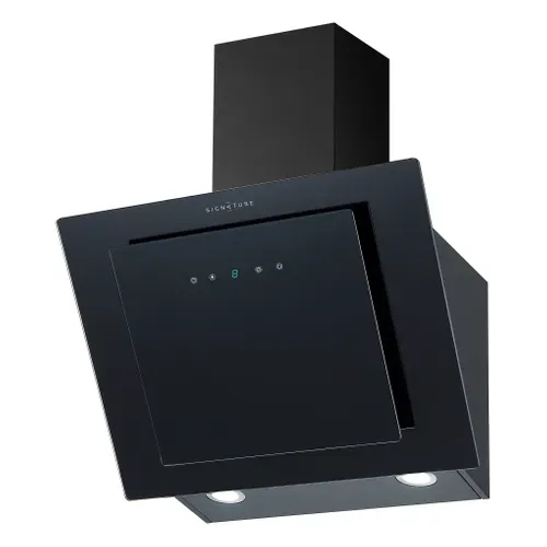 Hotte décorative SIGNATURE SHD60PERI/3 60 cm Noir vue 3/4