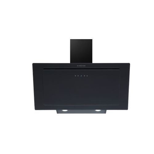 Hotte décorative SIGNATURE SHD90PERI/3 90cm noir vue de face