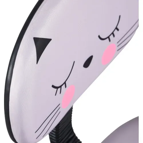 Chaise dactylo enfant MIAOU Gris