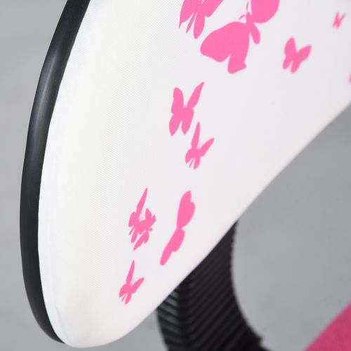 Chaise dactylo enfant MARIPOSA Rose