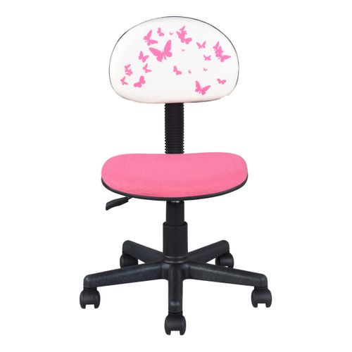 Chaise dactylo enfant MARIPOSA Rose