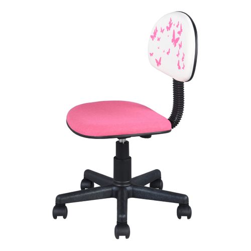 Chaise dactylo enfant MARIPOSA Rose