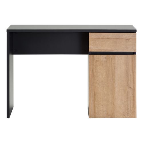 Bureau SMILE Imitation chêne et noir