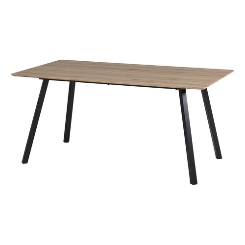 Table+ 6 chaises SAVINA 2 imitation chêne