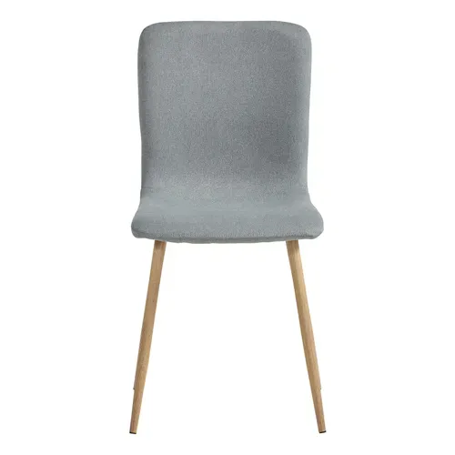 Chaise BELLA Lichen/ vert vue de face