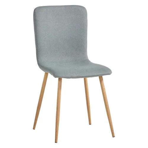 Chaise BELLA Lichen/ vert vue 3/4