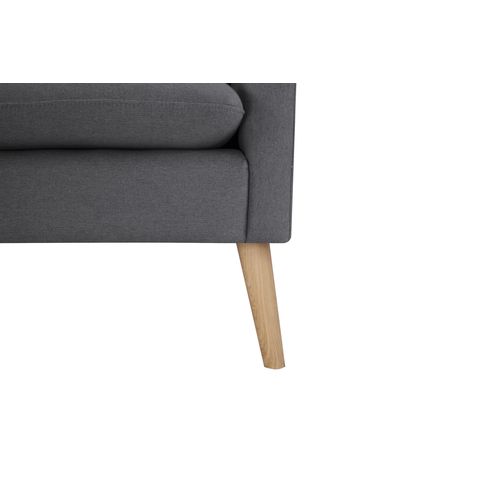 Fauteuil MURANO Tissu gris foncé