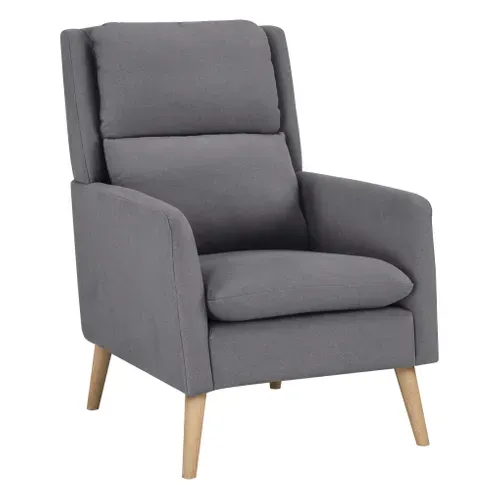 Fauteuil MURANO Tissu gris foncé