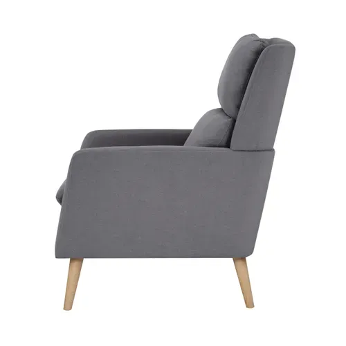 Fauteuil MURANO Tissu gris foncé