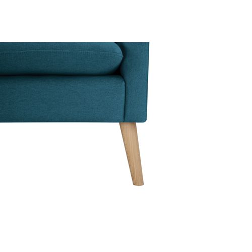 Fauteuil MURANO Tissu bleu canard vue accessoires