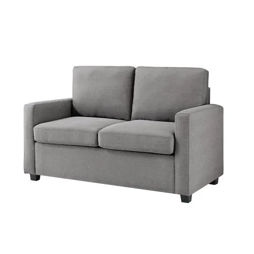 Canapé convertible 2 places EASY Tissu gris