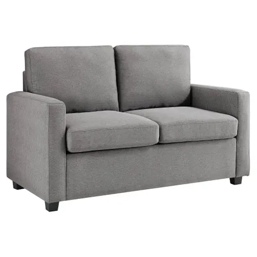 Canapé convertible 2 places EASY Tissu gris