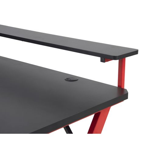Bureau gamer CODE Noir et rouge