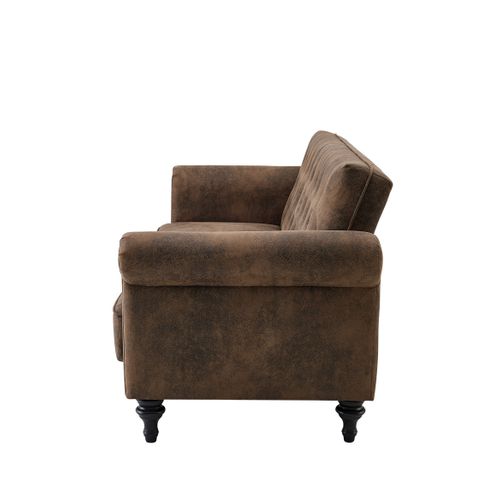 Canapé convertible 3 places COLETTA tissu vintage