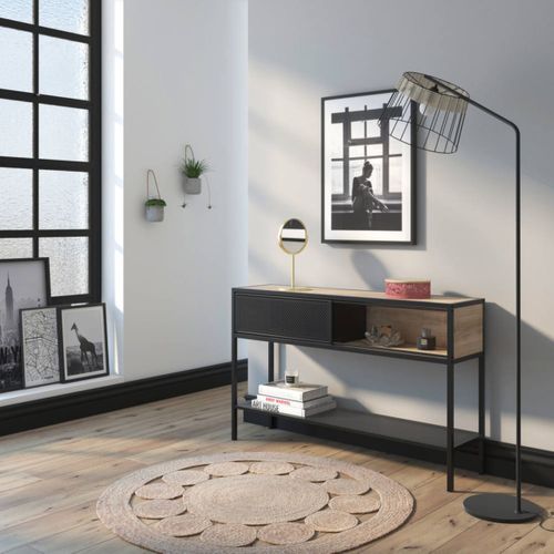 Console OSKAR Imitation chêne sonoma / noir