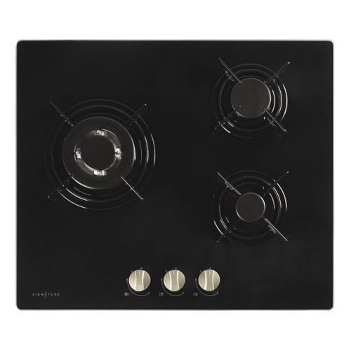 Table gaz SIGNATURE STG3VN 3 foyers Noir