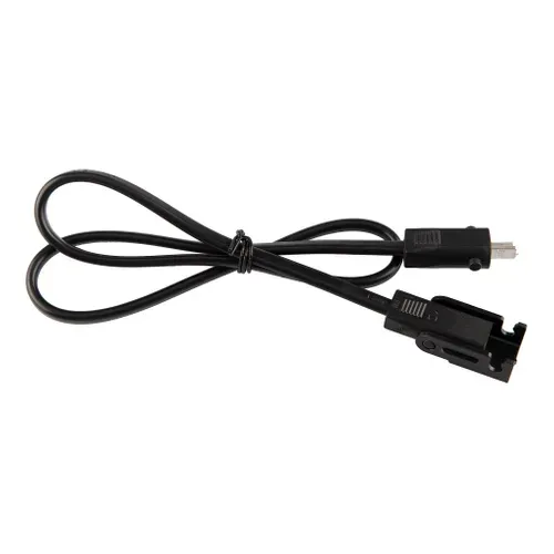 Cordon d'alimentation 2M  noir vue de face