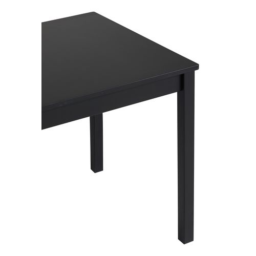 Coin repas table + 4 chaises OWEN noir