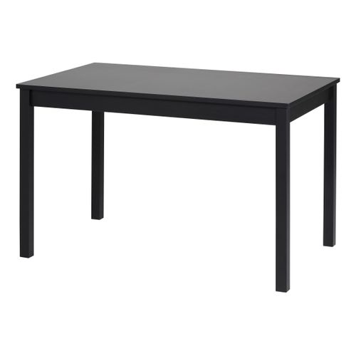 Coin repas table + 4 chaises OWEN noir
