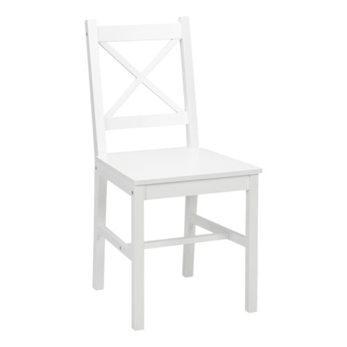 Coin repas table + 4 chaises OWEN blanc