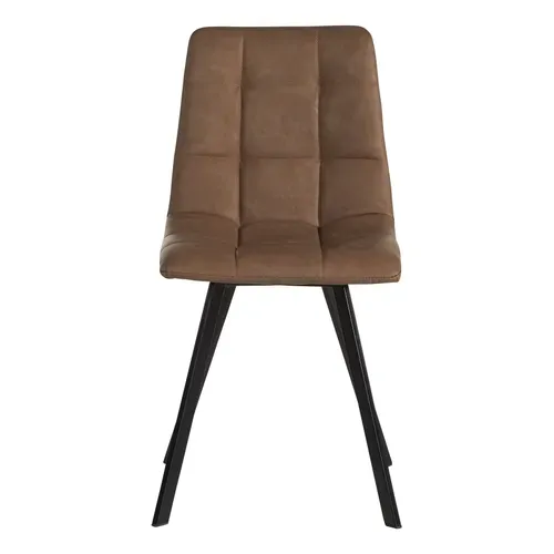 chaise SAVINA polyuréthane taupe vue de face