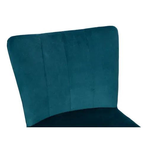 Tabouret de bar H63 cm CLOHE velours vert