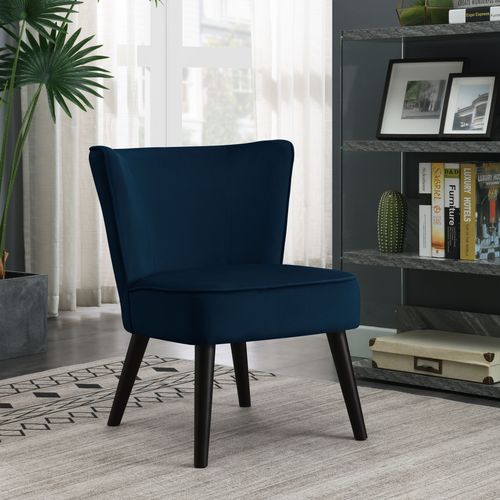 Fauteuil HARRY II tissu bleu marine