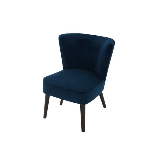Fauteuil HARRY II tissu bleu marine
