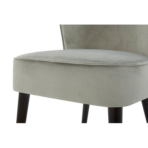 Fauteuil HARRY II tissu gris clair vue détaillée