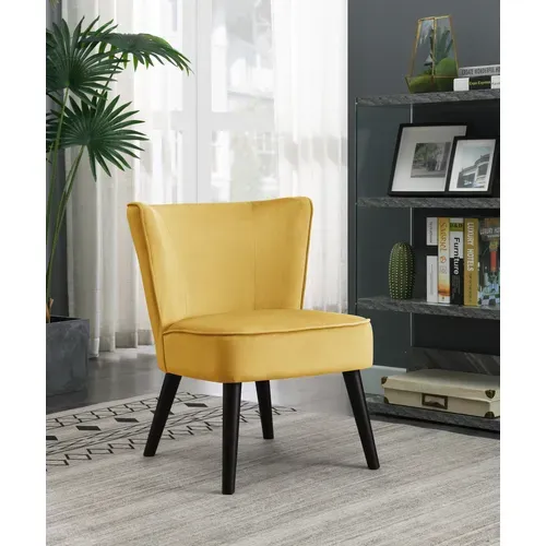Fauteuil HARRY II tissu jaune