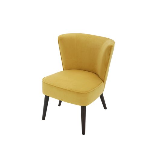 Fauteuil HARRY II tissu jaune
