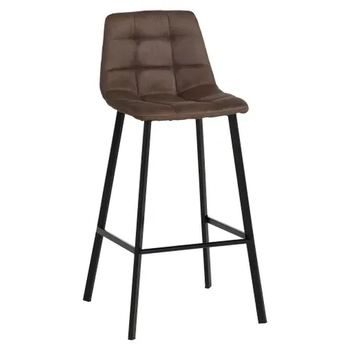 Tabouret de bar H.63 SAVINA marron foncé