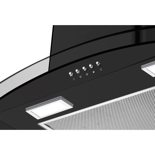 Hotte décorative AYA AHDG6B/3 60 cm noir